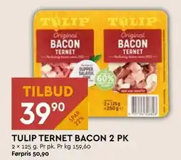 Coop Mega TULIP TERNET BACON 2 PK tilbud