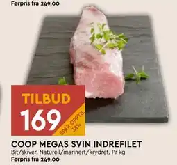 Coop Mega COOP MEGAS SVIN INDREFILET tilbud