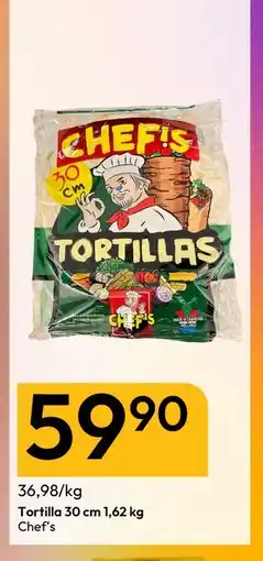 Gigaboks Tortilla 30 cm 1,62 kg tilbud