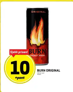 Bunnpris BURN ORIGINAL tilbud