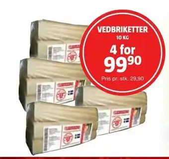 Bauhaus Vedbriketter tilbud