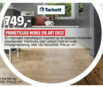 Bauhaus Parkettgulv noble eik art deco tilbud