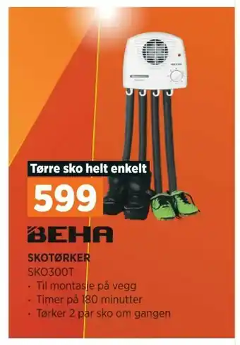 POWER SKOTØRKER tilbud