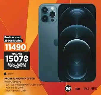 POWER Iphone 12 pro max 256 gb tilbud
