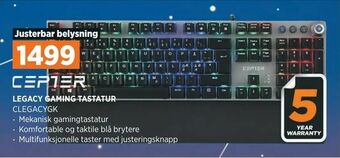 POWER Legacy gaming tastatur tilbud