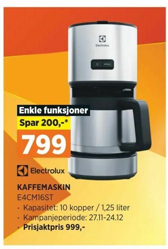 POWER KAFFEMASKIN tilbud