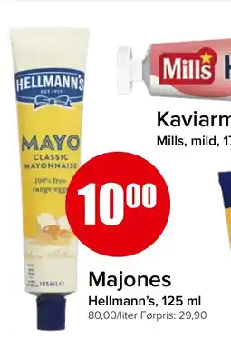 Spar Majones Hellmann's tilbud