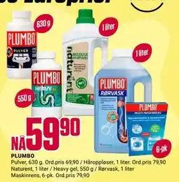 Europris PLUMBO tilbud