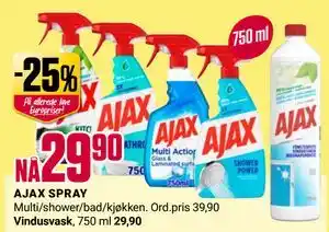Europris AJAX SPRAY tilbud