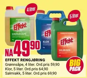 Europris EFFEKT RENGJØRING tilbud