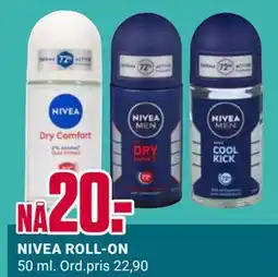 Europris NIVEA ROLL-ON tilbud