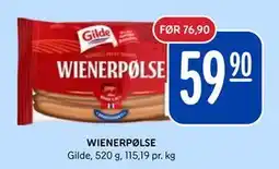 Rema 1000 WIENERPØLSE tilbud