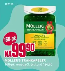 Europris MÖLLER'S TRANKAPSLER tilbud
