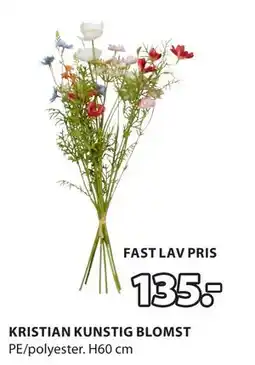 JYSK KRISTIAN KUNSTIG BLOMST tilbud