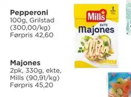 Meny Majones tilbud