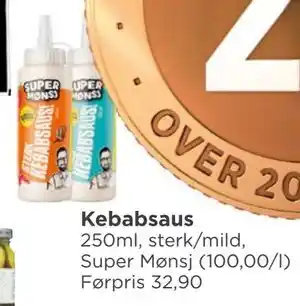 Meny Kebabsaus tilbud