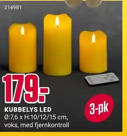 Europris KUBBELYS LED tilbud