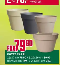 Europris POTTE CAPRI tilbud