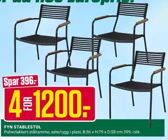 Europris FYN STABLESTOL tilbud