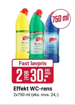 Europris Effekt WC-rens tilbud