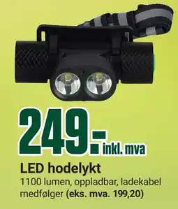 Europris LED hodelykt tilbud