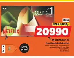 POWER 4K OLED Smart TV Enestående bildekvalitet tilbud