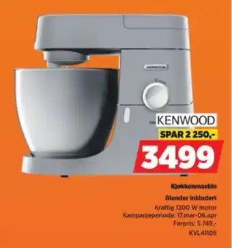 POWER Kjokkenmaskin Blender inkludert tilbud