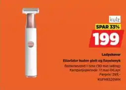 POWER Ladyshaver Etterlater huden glatt og fløyelsmyk tilbud