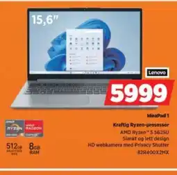 POWER LENOVO Kraftig Ryzen-prosessor tilbud