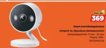 POWER Smart overvåkningskamera tilbud
