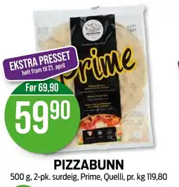 Kiwi PRIME Pizzabunn tilbud