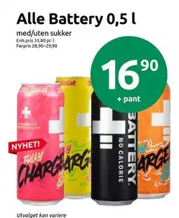 Joker Alle Battery 0,5 l tilbud