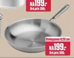 Europris Stekepanne Ø:28 cm tilbud