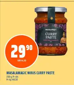 Coop Obs MASALAMAGIC NIRUS CURRY PASTE tilbud