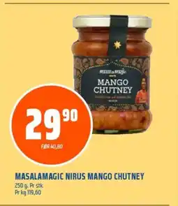 Coop Obs MASALAMAGIC NIRUS MANGO CHUTNEY tilbud