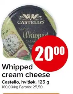 Eurospar Whipped cream cheese Castello tilbud