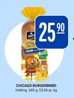 Rema 1000 HATTING Chicago burgerbrød tilbud