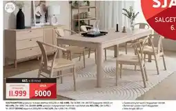 Bohus SOUTHAMPTON SPISEBORD tilbud