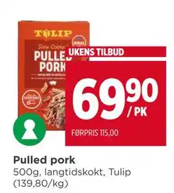 Meny Pulled pork tilbud