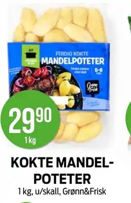 Kokte mandel- poteter