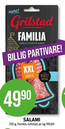 Kiwi GRILSTAD Salami tilbud