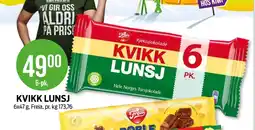 Kiwi FREIA Kvikk lunsj tilbud