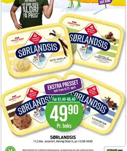 Kiwi HENNIG OLSEN Sørlandsis tilbud
