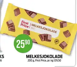 Kiwi Melkesjokolade tilbud