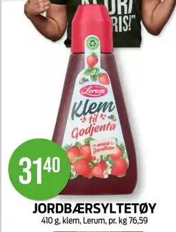 Kiwi LERUM Jordbærsyltetøy tilbud