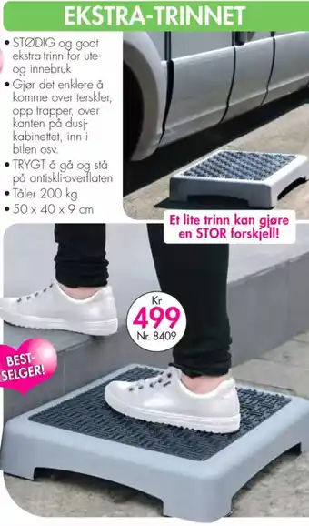 Nyttig Ekstra-trinnet tilbud