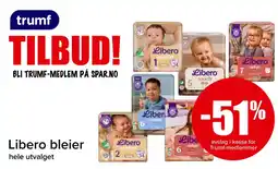 Spar LIBERO Bleier tilbud