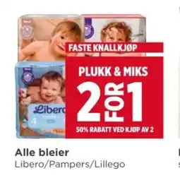 Meny Alle bleier tilbud