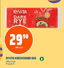 RYVITA KNEKKEBRØD RUG