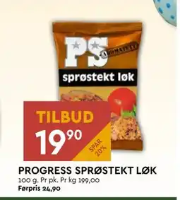Coop Mega PROGRESS SPRØSTEKT LØK tilbud
